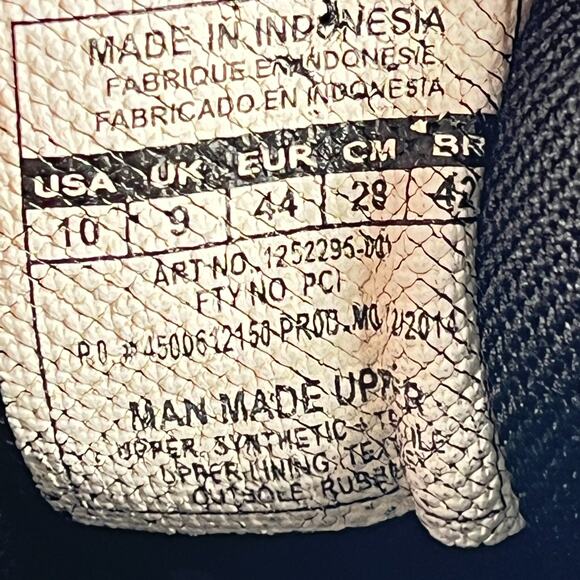 Under Armour Micro G Assert V Black Running Shoes 1252295-001 Men’s Size 10 - Picture 9 of 10